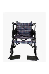 KSM K-100 Manuel Tekerlekli Sandalye - Refakatçi Frenli Katlanabilir thumbnail 3