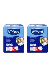 CANPED Belbantlı Gece Büyük Eko (Large/Night) Hasta Bezi 14 Adet 2 Paket thumbnail 1