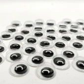 10 mm Oynargöz Siyah Oynayan Göz ,Oynar Göz - 1 Adet - 2