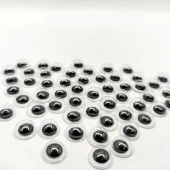 8 mm Oynargöz Siyah Oynayan Göz ,Oynar Göz - 1 Adet - 3