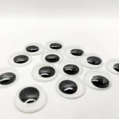 15 mm Oynargöz Siyah Oynayan Göz ,Oynar Göz - 1 Adet - 3