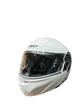 Sway Xbyc 917 Full Face Çene Açılır Güneş Vizörlü Motosiklet Kaskı XL Beden Beyaz - 8