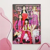 Sert Kapaklı A5 Not Defteri , Tarihsiz Ajanda - Born Blackpink - 1
