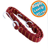 Oto Araç Araba Bagaj Lastiği Geniş Kancalı Bisiklet Sabitleme Yük Taşıma Lastik 20 mm x 90 cm - 1