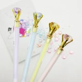 Elmas İncili Boncuklu 0.7 Versatil Kalem, Uçlu Kalem 1 Adet - Sarı thumbnail 1