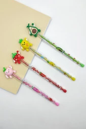 Çilek Desenli Yumurtlayan Kalem - 1 Adet thumbnail 5