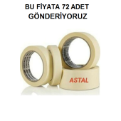 72 ADET AKRİLİK,24 mm, X 30 METRE,MASKELEME BANDI - 1