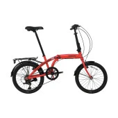 Bisan Twin-S Katlanır Bisiklet V Fren 20 Jant 32 Cm Kadro Kırmızı - Siyah - 1
