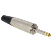 6.3 Mm Canon Tip Gold Nikel Mono  Gitar Jack thumbnail 1