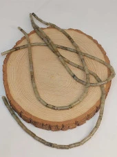 Labradorit Taşı Silindir Kesim 4x12.5mm Dizi (49396) thumbnail 3