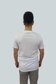 Erkek Seven V Yaka Beyaz Tişört - 3