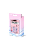 Casio Hesap Makinesi Masa Üstü 12 Hane Açık Pembe + Açık Mavi Hesap Makinası - 3