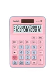 Casio Hesap Makinesi Masa Üstü 12 Hane Açık Pembe + Açık Mavi Hesap Makinası - 1