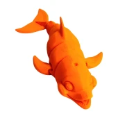 3D Hareketli Gülen Yunus Figürlü Oyuncak - Turuncu thumbnail 7