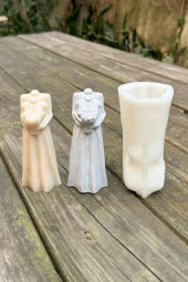 Gelin Damat Tekli Silikon Mum Kalıbı - 4