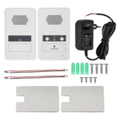 Powermaster İntercom Çift Yönlü Gişe Mikrofon Seti 200 Metre Menzilli Vezne Hastahane Otel Mağaza Okul Mikforonu - 3