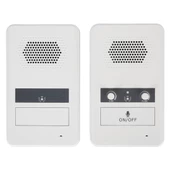 Powermaster İntercom Çift Yönlü Gişe Mikrofon Seti 200 Metre Menzilli Vezne Hastahane Otel Mağaza Okul Mikforonu - 1