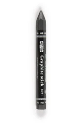 Jumbo Graphite Stick HB 2B 4B 6B 1 Adet Agaçsız Kalın Grafit Füzen Kömür Kalem Karakalem - 5