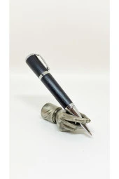 Dd2086 Tükenmez Kalem Black Silver thumbnail 1