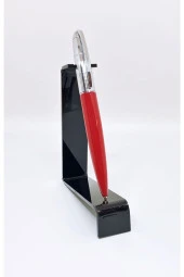 Fet Red Krom Tükenmez Kalem Red Silver thumbnail 3