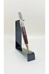 Dd2078 Tükenmez Kalem Silver BrownLeather - 2