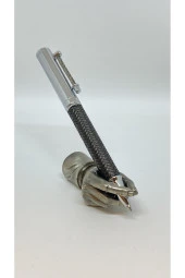 SİLVER LEATHER TÜKENMEZ KALEM SİLVER thumbnail 1