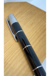 BLACK SILVER LINE TÜKENMEZ KALEM SİYAH thumbnail 2