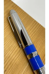 Blue Sky Tükenmez Kalem Silver Blue thumbnail 3