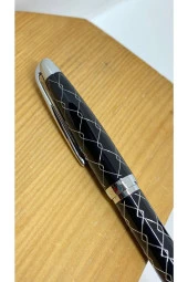 Black Canvas Roller Kalem Black Silver - 3