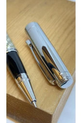 SİLVER GOLD ROLLER KALEM SİYAH - 2