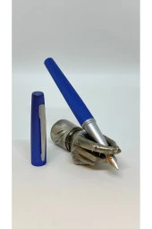 Mavi Metal Skin Dolma Kalem MAVİ - 1