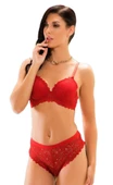 Şahinler 12400 İçi Boş Bayan Dantel Desteksiz Sütyen Külot Takım thumbnail 1