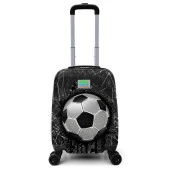 Coral High Minik Boy Çocuk Seyahat Valizi Futbol Desenli 16784 - 1