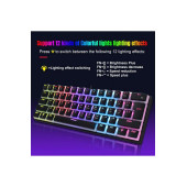 valkyrie Valkyrie Blue Switch Mekanik Oyuncu Klavye - 61key Full Rgb Pudding Keycap Mavi Tuş Hxsj L7 - 3