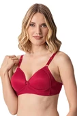 Miss Perry Telsiz Desteksiz Bayan Balensiz Kaplı Rahat Sütyen - 1