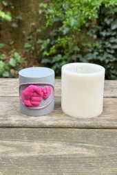 Babalar Günü Silindir Silikon Mum Kalıbı thumbnail 4