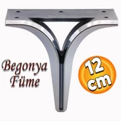Begonya Lüks Mobilya Kanepe Sehpa TV Ünitesi Çekyat Oturma Grubu Koltuk Ayağı Baza Ayak Füme 12 cm thumbnail 1