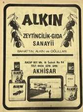 Manisa 1987 Meslek Reklam İlanı Efemera S-45 - 2
