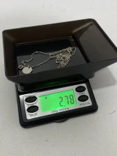 L Motifli 925 Ayar Gümüş Kolye 2,75 Gram - 4