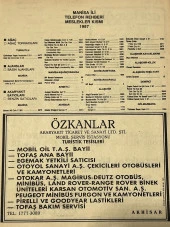 Manisa 1987 Meslek Reklam İlanı Efemera S-1 - 1