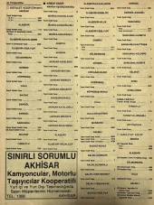 Manisa 1987 Meslek Reklam İlanı Efemera S-61 - 2