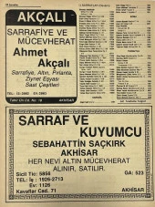 Manisa 1987 Meslek Reklam İlanı Efemera S-97 - 2