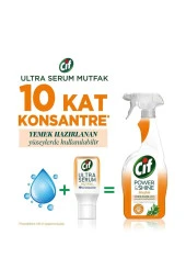 Cif Sprey Power Shine Mutfak 750ml Ultra Serum Mutfak 70ml - 3