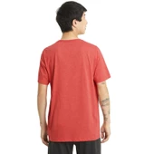 Puma Essential Heather Tee Erkek Kırmızı Günlük Stil Tişört 58673611 - 2