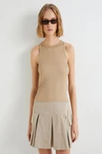 Koton Halter Yaka Atlet Fitilli Slim Fit - 4