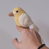 Amigurumi Örgü Oyuncak Kuş Kanarya - 1