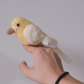 Amigurumi Örgü Oyuncak Kuş Kanarya - 4