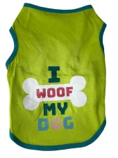 Petmamacı Kedi ve KÜÇÜK Köpek T-Shirt Yeşil L EN:28 BOY:44CM - 1