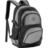 NK Unisex Okul Sırt Çantası 15' Laptop Bölmeli 1900 Denye Kalın Kumaş Çanta thumbnail 1