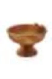 SETABİANCA AHŞAP AYAKLI KIZIL ALTIN SERÇE MEYVELİK 28*28*18 CM - 1